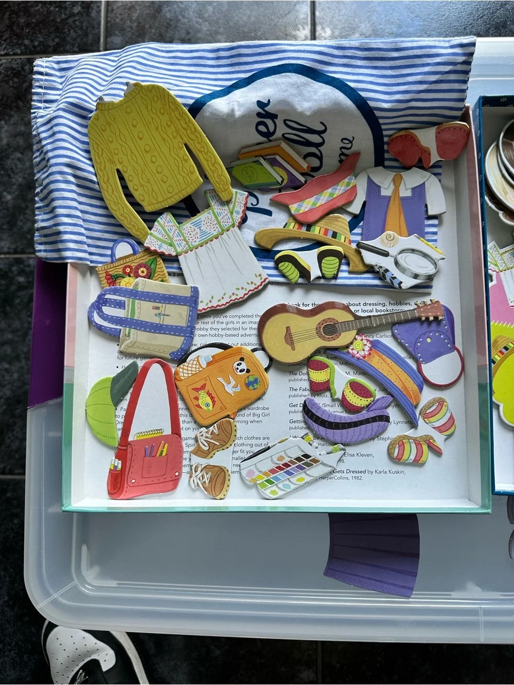 EeBoo Paper Dolls Dress-Up Game for 2-5 Players